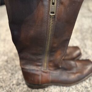 Frye Dark Brown Leather Boots